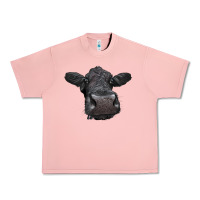 Salmon Black Angus Heifer Urban Heavy Tee - LillyAllenDesigns