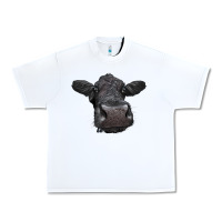 White Black Angus Heifer Urban Heavy Tee - LillyAllenDesigns