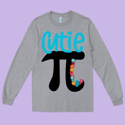 Cutie Pi Long Sleeve Tee Designed By Bettercallsaul