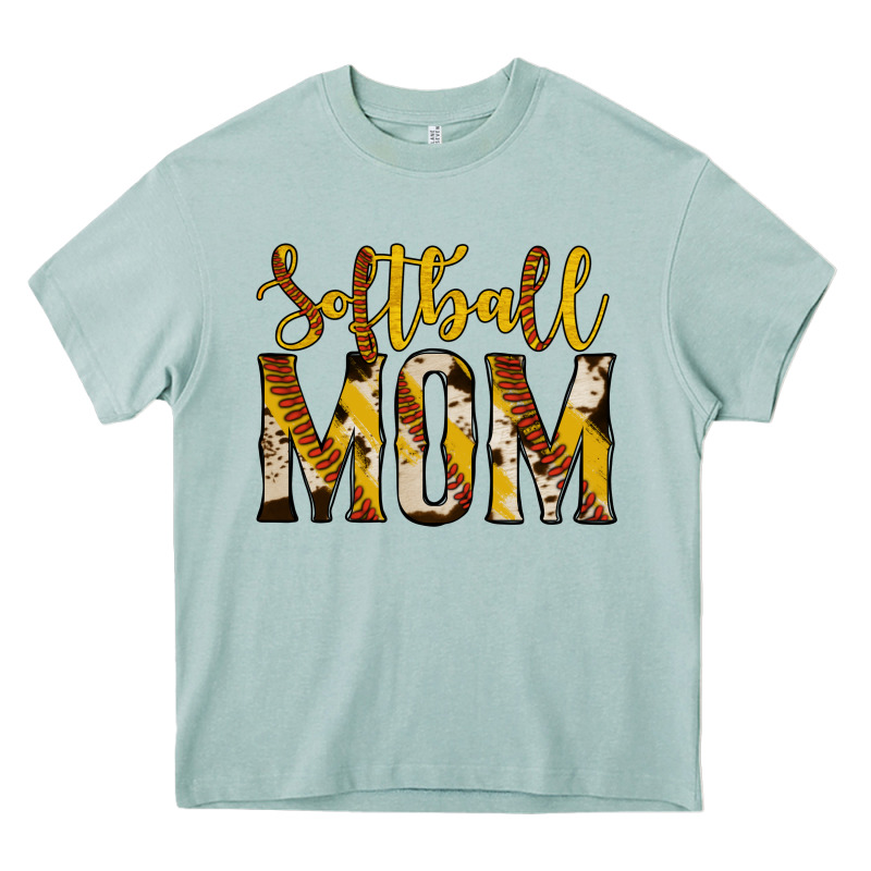 Softball Mom Heavy Core Tee by Jasminsmagicworld | Teevron