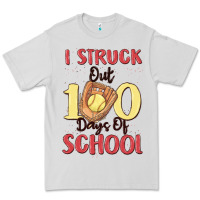 Dove Grey i struck out 100 days of school Premium Tee - MaliasSmallBusiness