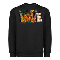 Black Fall love Heavyweight Sweatshirt - NancyCooperArtShop