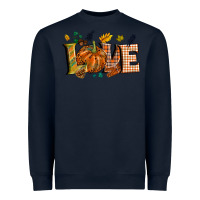 Navy Fall love Heavyweight Sweatshirt - NancyCooperArtShop