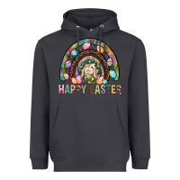 Smoke Happy Easter Rainbow Heavyweight Hoodie - BundleAndBundleShop