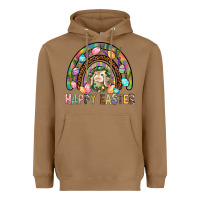 Toasted Coconut Happy Easter Rainbow Heavyweight Hoodie - BundleAndBundleShop