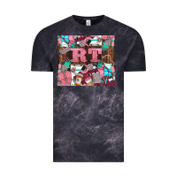 Cloud Black rt Vintage Tee - LillyAllenDesigns