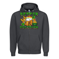 Smoke Better together St. Patrick's Day Zipper Hoodie - CowGirlArtShop