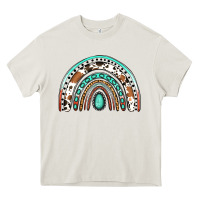 Cream western rainbow Heavy Core Tee - Jasminsmagicworld