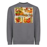 Storm Hello Fall pumpkins Heavyweight Sweatshirt - NancyCooperArtShop