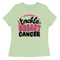 Matcha tackle breast cancer Ladies Tee - MaliasSmallBusiness