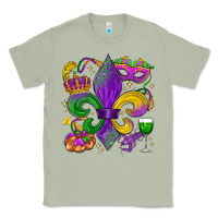 Matcha mardi gras fleur de lis Classic Tee - LillyAllenDesigns