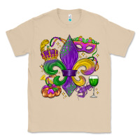 Mushroom mardi gras fleur de lis Classic Tee - LillyAllenDesigns