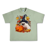 Oil Green Halloween Hedgehog Urban Heavy Tee - LillyAllenDesigns