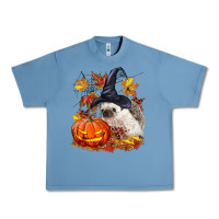 Pebble Blue Halloween Hedgehog Urban Heavy Tee - LillyAllenDesigns