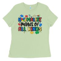 Matcha normalize minds of all kinds Ladies Tee - MaliasSmallBusiness