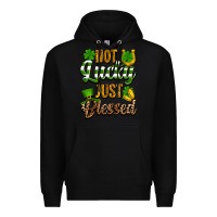 Black St. Patrick's Not lucky just blessed Premium Hoodie - OliviaCreatesArt