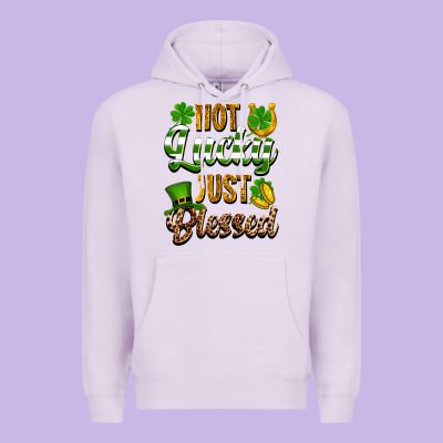 St. Patrick's Not Lucky Just Blessed Premium Hoodie Designed By Oliviacreatesart