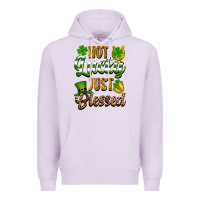 Lilac St. Patrick's Not lucky just blessed Premium Hoodie - OliviaCreatesArt