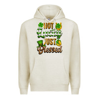 Oatmeal Heather St. Patrick's Not lucky just blessed Premium Hoodie - OliviaCreatesArt