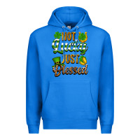 True Royal St. Patrick's Not lucky just blessed Premium Hoodie - OliviaCreatesArt