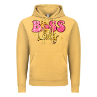 Vintage Mustard boss lady Vintage Hoodie - LillyAllenDesigns