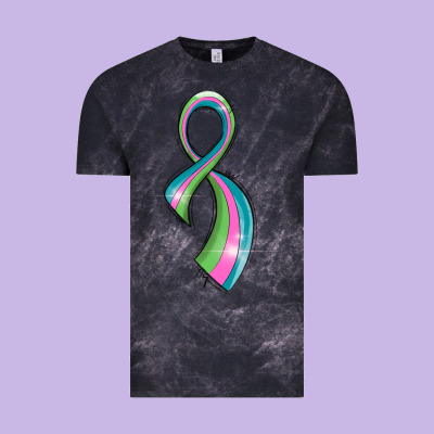 Metastatic Breast Cancer Ribbon Vintage Tee Designed By Lillyallendesigns