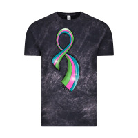 Cloud Black metastatic breast cancer ribbon Vintage Tee - LillyAllenDesigns