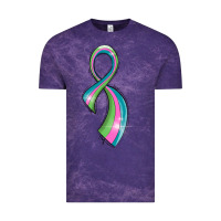 Cloud Purple metastatic breast cancer ribbon Vintage Tee - LillyAllenDesigns