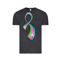 Vintage Black metastatic breast cancer ribbon Vintage Tee - LillyAllenDesigns