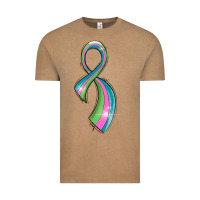 Vintage Coffee metastatic breast cancer ribbon Vintage Tee - LillyAllenDesigns