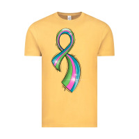Vintage Mustard metastatic breast cancer ribbon Vintage Tee - LillyAllenDesigns