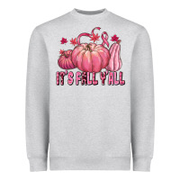 Heather Grey its fall yall Heavyweight Sweatshirt - texasbilliewilder