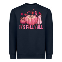 Navy its fall yall Heavyweight Sweatshirt - texasbilliewilder