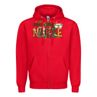 Red One lucky Nurse with elements St. Patricks Day Zipper Hoodie - HowdyJamesFarm