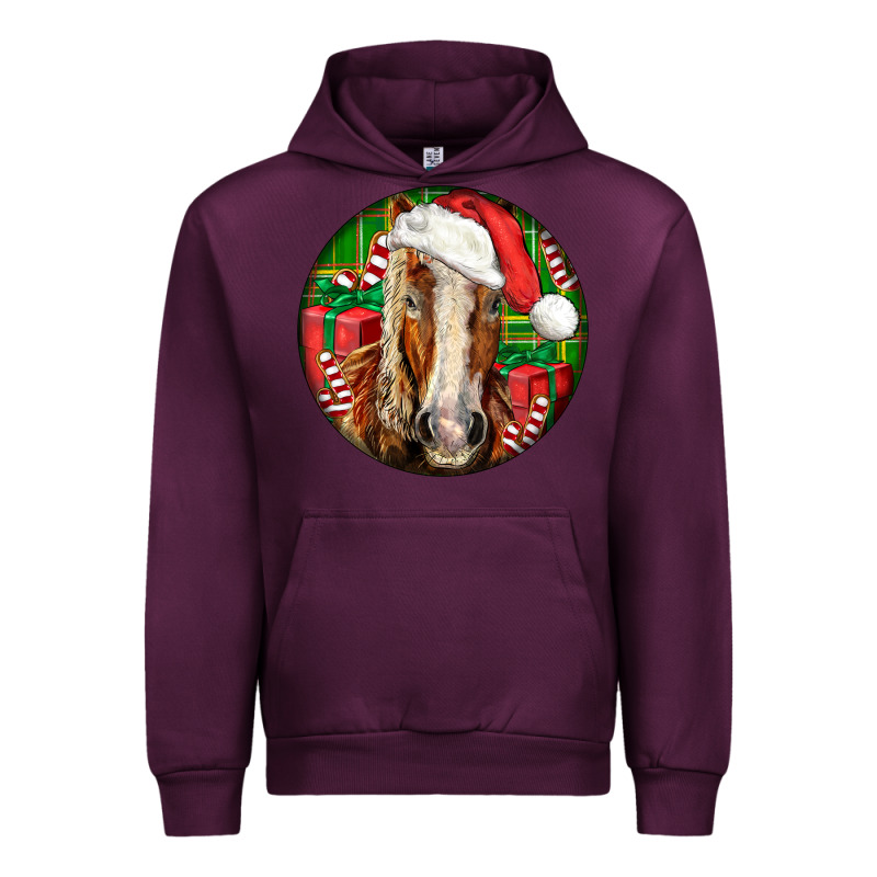 Belgian Horse  Christmas Urban Hoodie by LillyAllenDesigns | Teevron