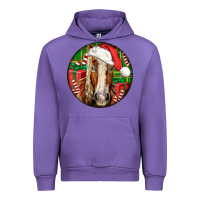 Tulip Belgian Horse  Christmas Urban Hoodie - LillyAllenDesigns