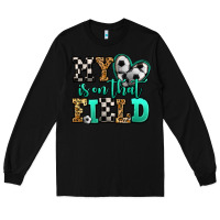 Black my heart is on that field soccer Long Sleeve Tee - Jasminsmagicworld