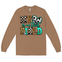 Toasted Coconut my heart is on that field soccer Long Sleeve Tee - Jasminsmagicworld