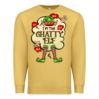 Antique Gold im the chatty elf Premium Sweatshirt - FaDigitalArtStudio