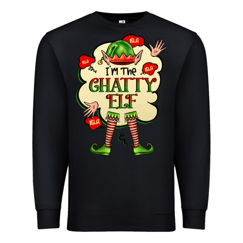 Im The Chatty Elf Premium Sweatshirt by FaDigitalArtStudio | Teevron