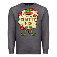 Charcoal Heather im the chatty elf Premium Sweatshirt - FaDigitalArtStudio