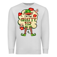 Dove Grey im the chatty elf Premium Sweatshirt - FaDigitalArtStudio