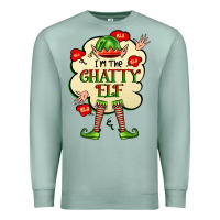 Seafoam im the chatty elf Premium Sweatshirt - FaDigitalArtStudio