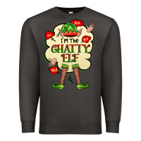 Smoke im the chatty elf Premium Sweatshirt - FaDigitalArtStudio
