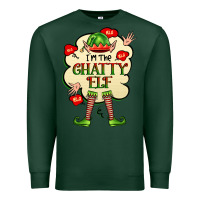 Sports Green im the chatty elf Premium Sweatshirt - FaDigitalArtStudio
