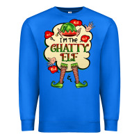 True Royal im the chatty elf Premium Sweatshirt - FaDigitalArtStudio