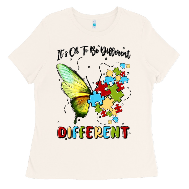 It's Ok To Be Different Ladies Tee by MaliasSmallBusiness | Teevron