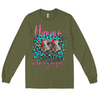 Army Green Hangin With My Heifers Long Sleeve Tee - Bettercallsaul