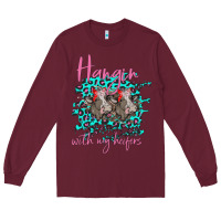 Burgundy Hangin With My Heifers Long Sleeve Tee - Bettercallsaul