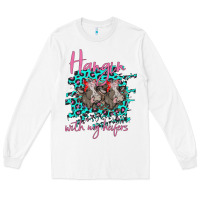 White Hangin With My Heifers Long Sleeve Tee - Bettercallsaul